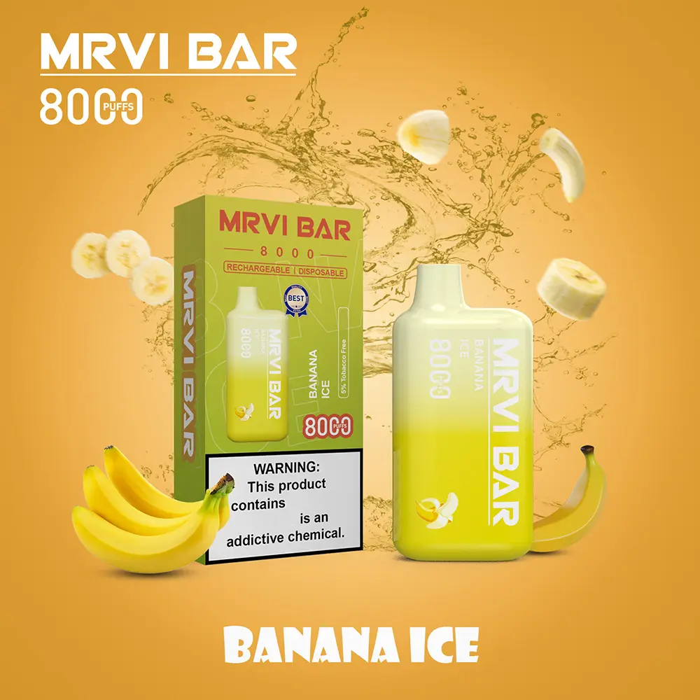 Hot Selling Original MRVI BAR 8000 Puffs Vape Disposable Vape 10 flavors Pen Mini Electronic Cigarettes E Cig  (10)efk