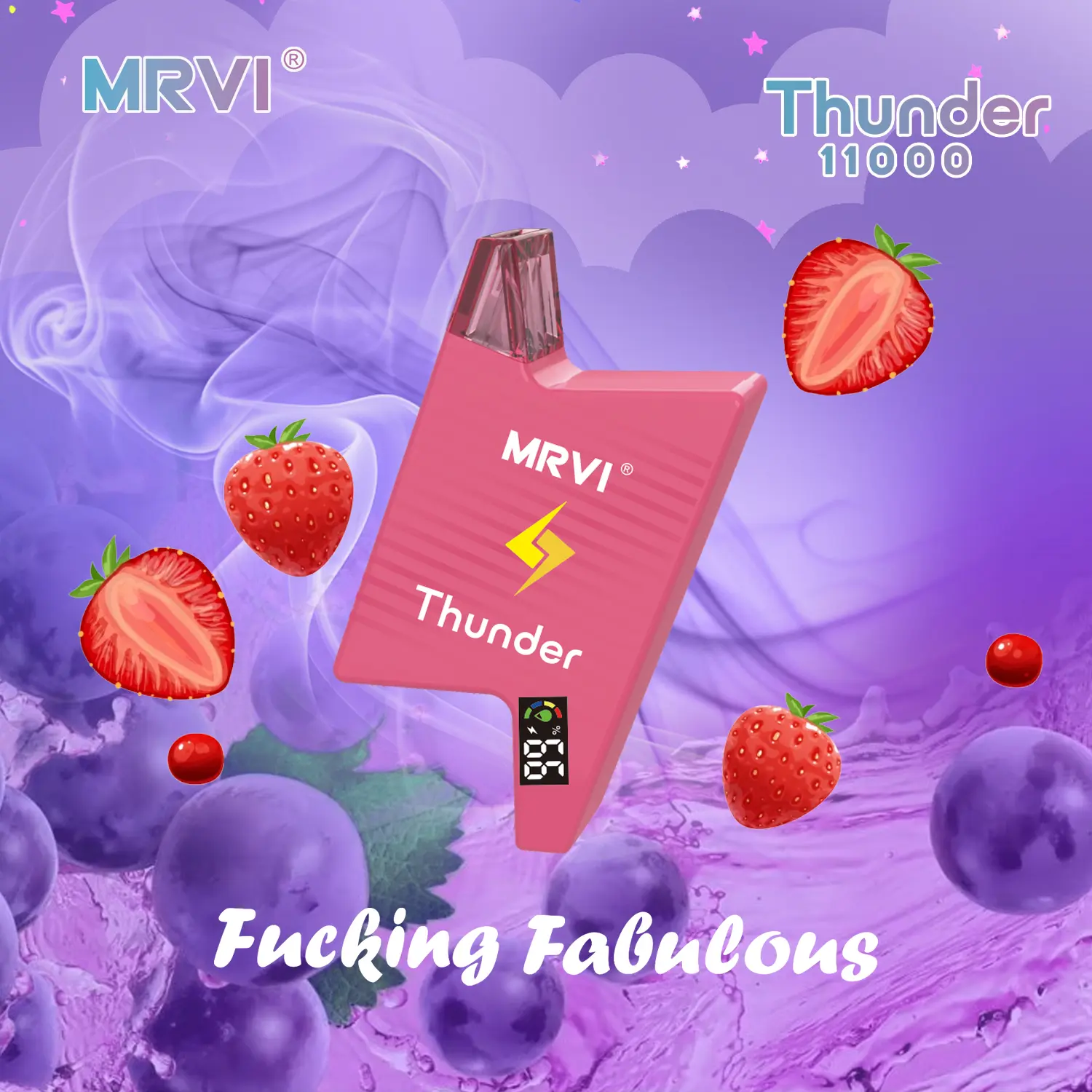 Wholesale Big Puffs MRVI THUNDER 11000Puffs Disposable Vape Box (8).jpg