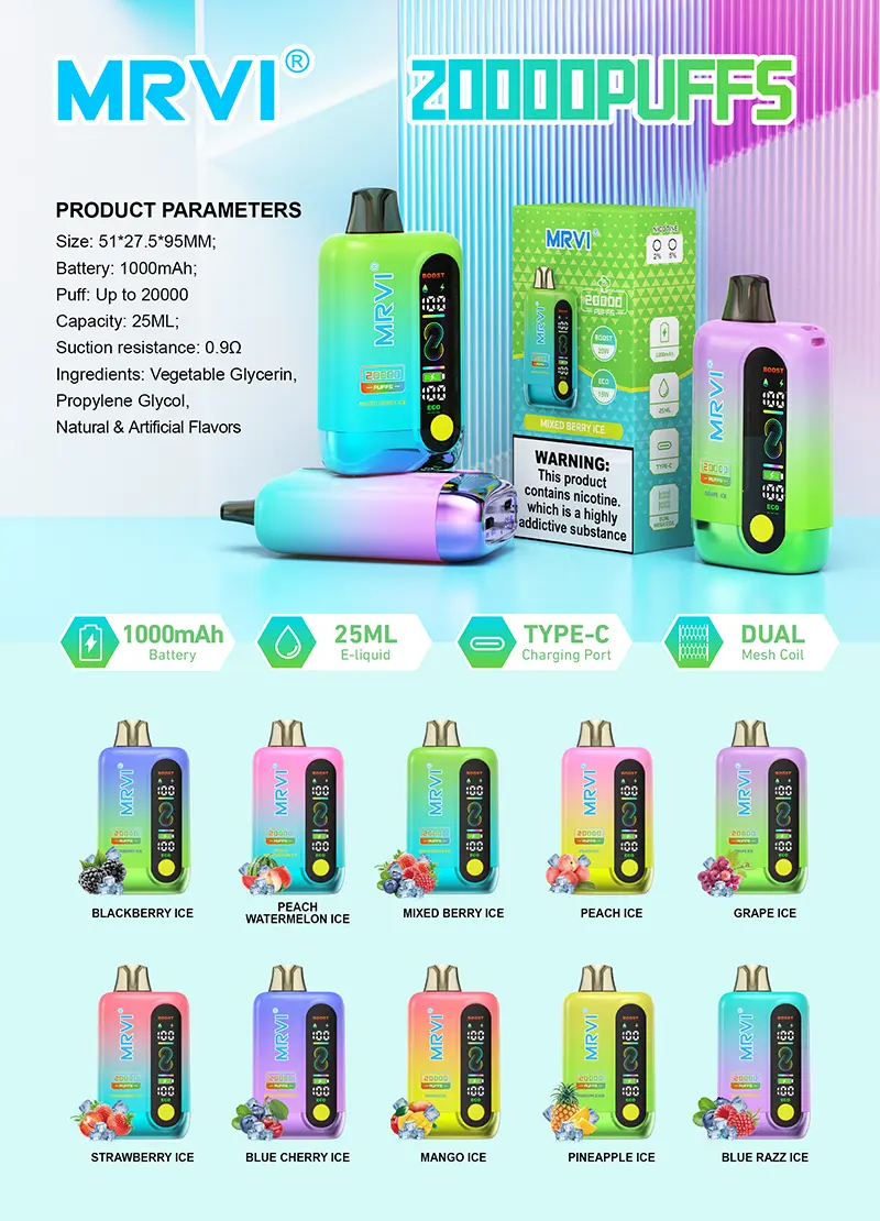The e-cigarette industry will usher in new changes in 2025: technological innovation and regulatory upgrades will go hand in hand, and MRVI will lead the new market trend