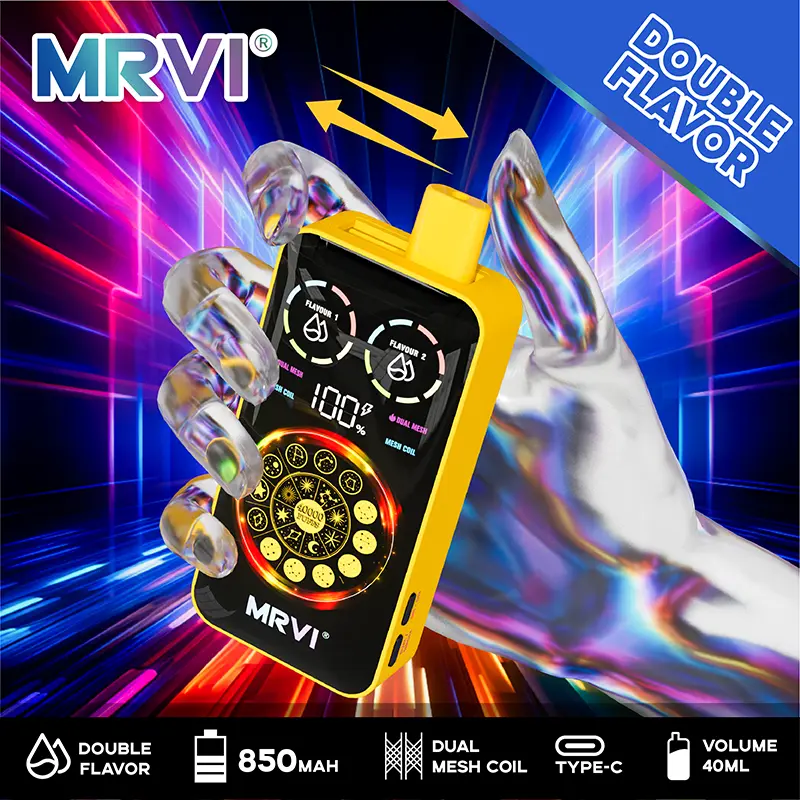 The best-selling dual-flavor MRVI DF 4K disposable electronic cigarette has attracted global attention and led the new trend in the industry