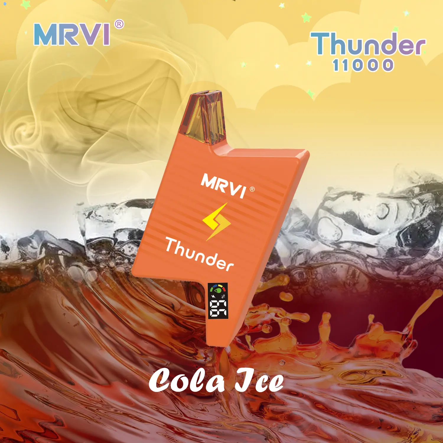 Wholesale Big Puffs MRVI THUNDER 11000Puffs Disposable Vape Box (6)n24